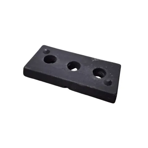 Lingote fundicion para maquinas gimnasio de 5kg 2 orificios