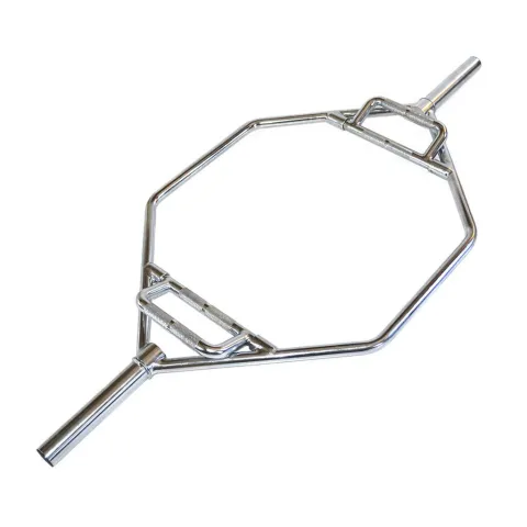 Barra Olimpica Hexagonal con agarre plegable con rodamiento