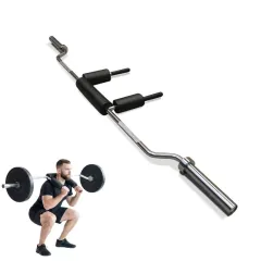 Barra olimpica con rodamientos para sentadillas - safety squat bar