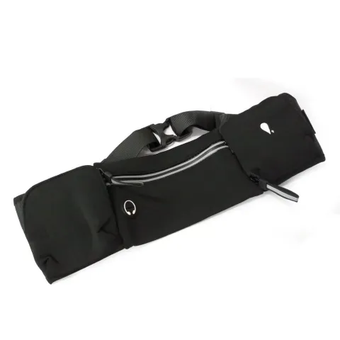 Cinturon riñonera de hidratacion porta botella running con cierre con tela NEOPRENE