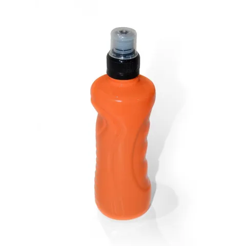 Botella plastica hidratacion deportiva con pico y tapa 350ml
