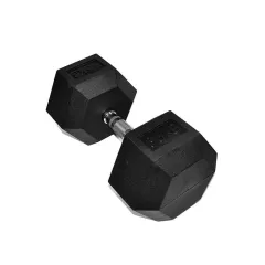 Mancuerna hexagonal engomada 35kg