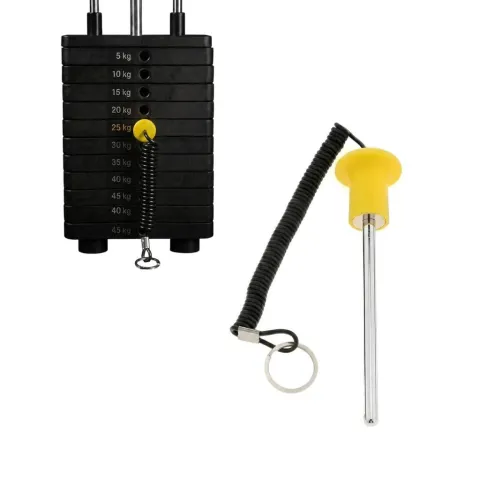 Pasador clavija - registro -traba lingotes c/cable - 10 cm