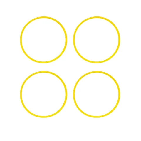 ARO PLANO 40 CM X 4 UNIDADES Amarillo