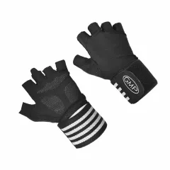 Guantes profesional para gimnasio con muñequera elastizada - TALLE S