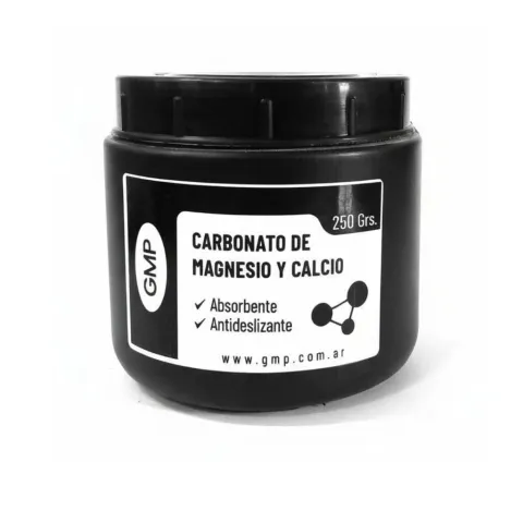 Magnesio y Calcio- Carbonato - 250grs -absorbente y antideslizante (en pote)