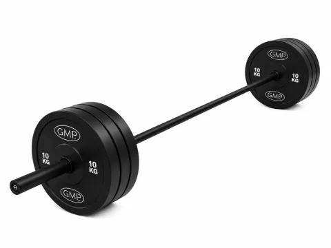 COMBO BARRA OLIMPICA +50KG BUMPER VIRGEN GMP