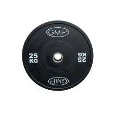 Disco Olimpico Bumper NEGRO x 25kg -Importado