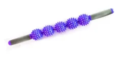 Barra stick masajeadora con  5 esferas con pinches 52 cm de largo