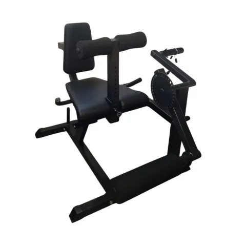 Sillon de cuadriceps e isquiotibiales a discos profesional - Modelo Black