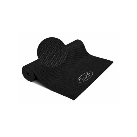 Colchoneta yoga mat PVC 6mm - NEGRO