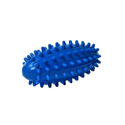 Pelota masajes oval con pinches blanda 12 x 6 cm