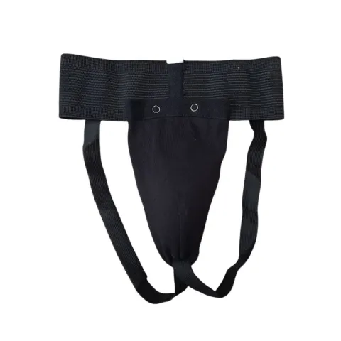 Protector inguinal con coquera removible