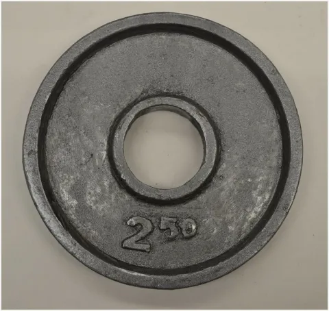 Disco fundicion olimpico x 2,5kg