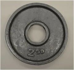 Disco fundicion olimpico x 2,5kg