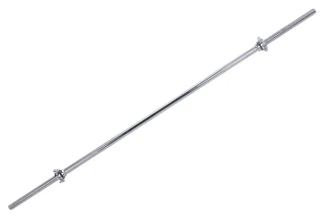Barra con rosca cromada maciza 2,20m - 12 kg
