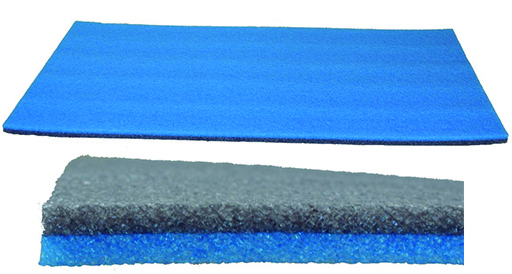 Colchoneta espuma polietileno 100 x 50 x 2cm - bicolor gris/azul - GMP