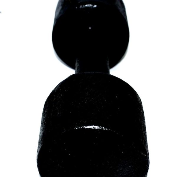 Mancuerna fundicion cilindrica negra 10 kg