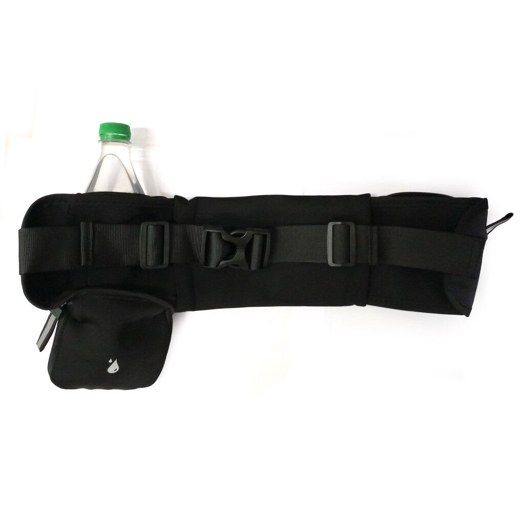 Cinturon riñonera de hidratacion porta botella running con cierre