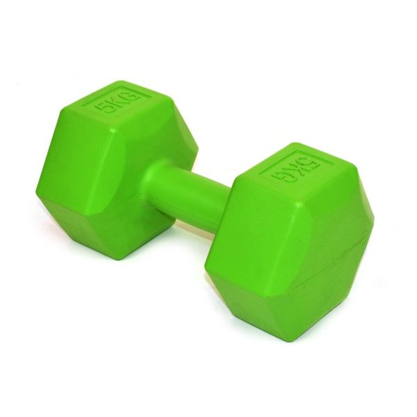 Mancuerna PVC hexagonal 5kg