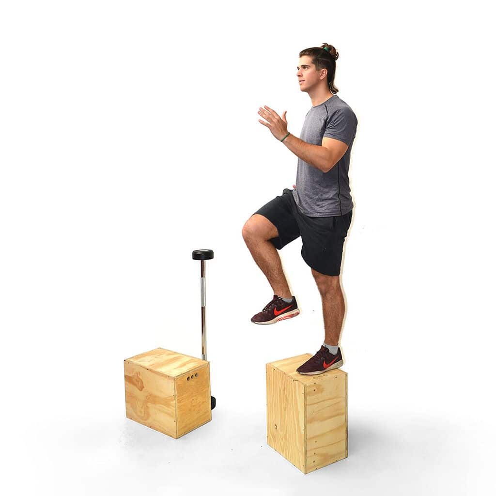 Cajon de salto crossfit FENOLICO 30 x 40 x 50 cm - GMP