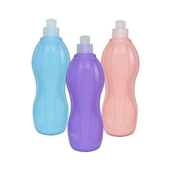 Botella Transparente Plástico Agua 750 Ml Con Pico Deportivo