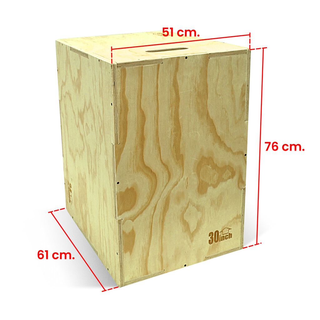 Cajon de Salto Crossfit Fenolico 30 x 40 x 50