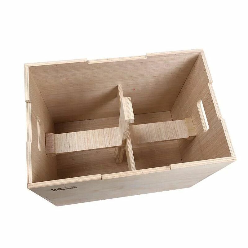 Cajón Crossfit de Madera Doble Refuerzo 50 x 60 x 75 cm (Importado)