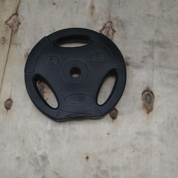 Disco plastico con manija con apoyo 5 kg CON FALLA 2 - SIN CAMBIO