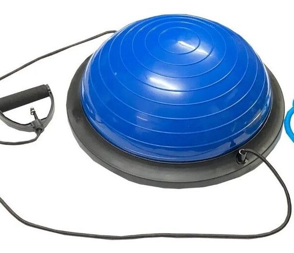 Bosu semiesfera 45cm con bandas elasticas