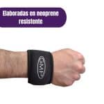 Muñequeras elastizada con peso 0,5kg NEOPRENE unica sin abrojo (par) - Imagen 2