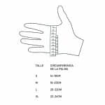 Guantes gimnasio para pesas GMP (par) - Talle M - AZUL - Imagen 5