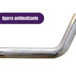 Barra en ''V''para polea cromada maciza Triceps Biceps - Imagen 5