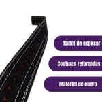 Cinturon de palanca - POWERLIFTING 10mm - profesional - Imagen 2