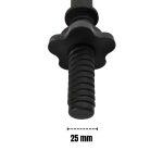Mancuerna metalica recubierta en PVC con rosca PVC - 25mm - Imagen 5