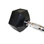 Mancuerna hexagonal engomada 20kg - Imagen 3