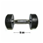 Mancuerna redonda engomada 7,5kg - Imagen 3