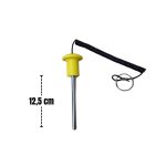 Pasador clavija - registro -traba lingotes c/cable - 12,5 cm - Imagen 3