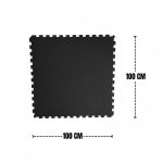 Piso goma eva encastrable - 1m x 1 m x 10 mm con bordes - Imagen 3