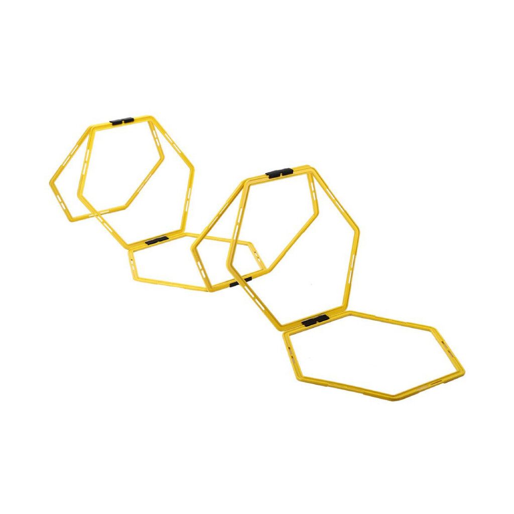 Anillos hexagonales de agilidad para entrenamiento de pies Anillos hexagonales de agilidad para entrenamiento de pies - Imagen 1