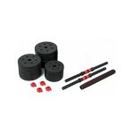 Set ajustable  mancuernas + barra de 25 kg - Imagen 2