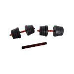 Set ajustable  mancuernas + barra de 25 kg - Imagen 5