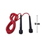 Soga para saltar PVC largo regulable 3m largo total - ROJO - Imagen 4