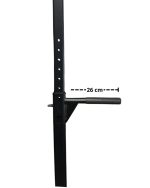 Multigimnasio Barra Dominadas Fondos Abdominales Flexiones (POWER RACK GYM) - Imagen 4