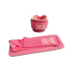 Tobilleras para polea reforzada PAR -ROSA