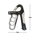 Hand grip -Resorte de manos regulable entre 5 y 100kg con contador digital - Imagen 4