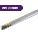 Barra dorsalera polea cromada maciza 120 cm - Imagen 4