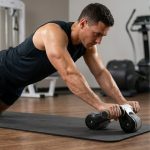 Rueda abdominales doble rodillo ancho + mini mat - Pro - Imagen 2