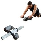Rueda abdominales doble rodillo ancho + mini mat - Pro - Imagen 4