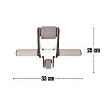 Rueda abdominales doble rodillo ancho + mini mat - Pro - Imagen 7